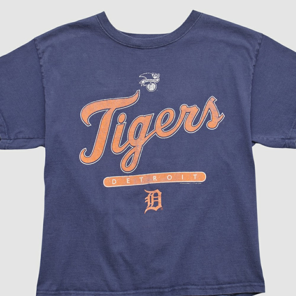Detroit Tigers Delta 2000s T-shirt - Navy Vintage