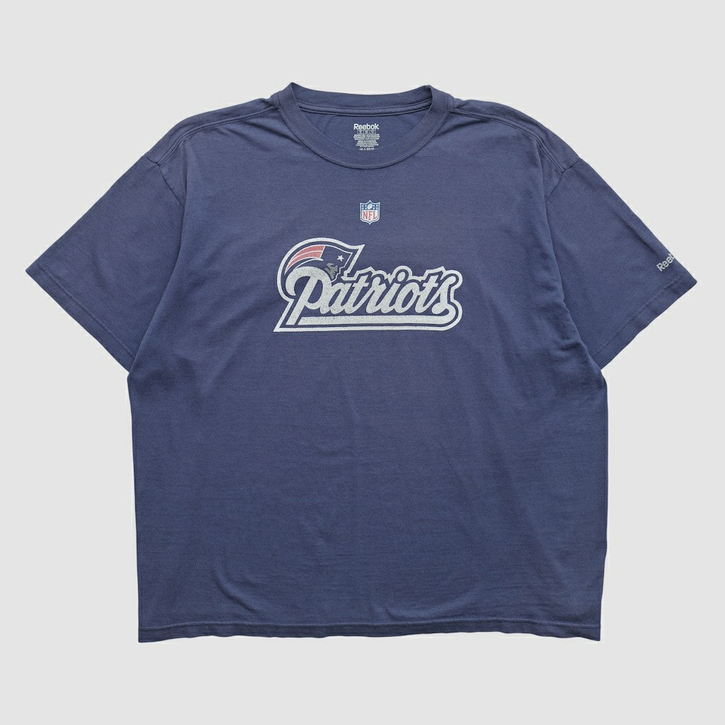 New England Patriots Reebok 2000s T-shirt - Navy Vintage on sale
