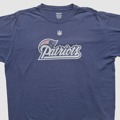 New England Patriots Reebok 2000s T-shirt - Navy Vintage on sale