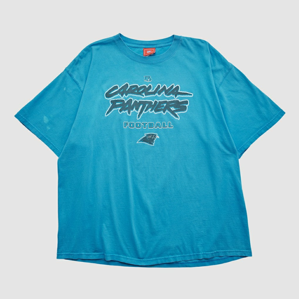 Carolina Panthers NFL 2000s T-shirt - Blue Vintage sale
