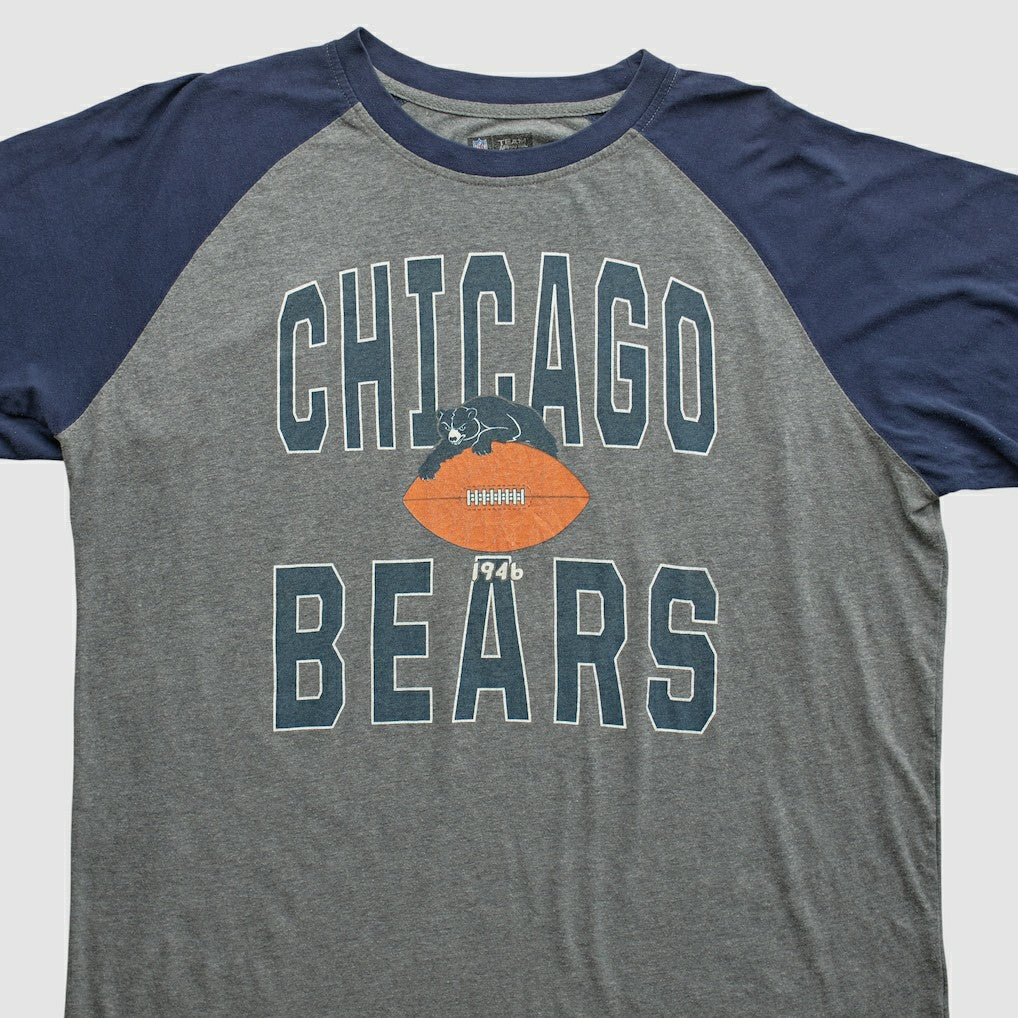 Chicago Bears NFL 2010s T-shirt - Dark Heather Gray Vintage on sale