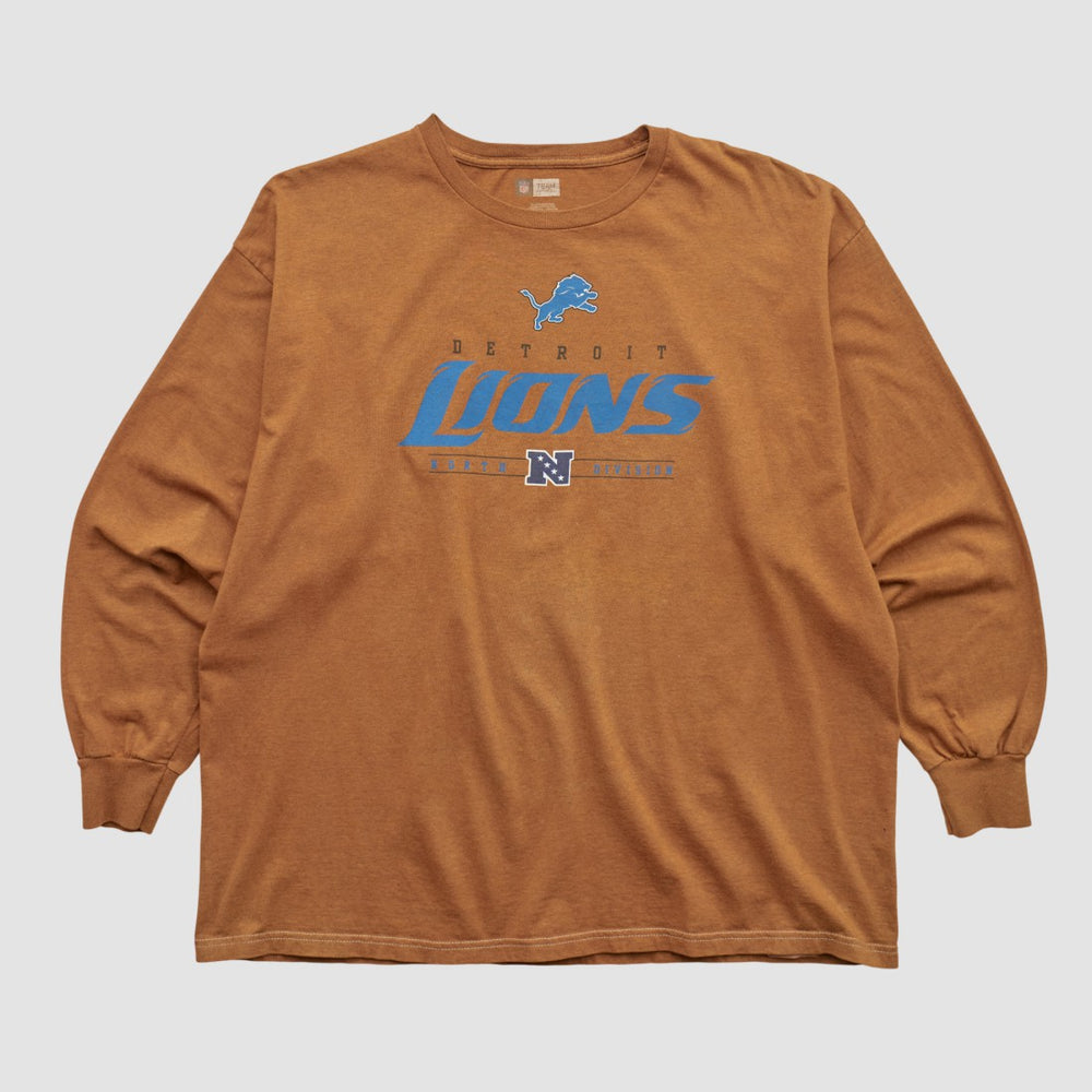 Detroit Lions NFL 2000s Long Sleeve T-shirt - Clay Vintage for sale