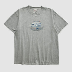 New England Patriots NFL 2000s T-shirt - Heather Gray Vintage on sale