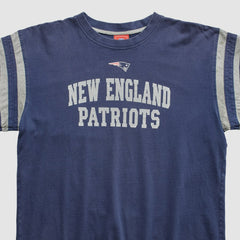 New England Patriots NFL 2000s Long Sleeve T-shirt - Navy Vintage cheap