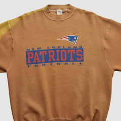 New England Patriots Salem Sportswear 1996 Pullover Sweatshirt - Clay Vintage for sale