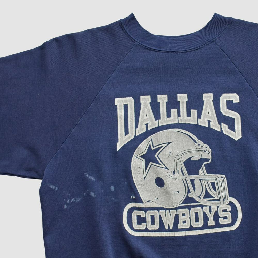 Dallas Cowboys Logo 7 80s Pullover Sweatshirt - Navy Vintage cheap