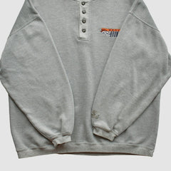 Denver Broncos Starter 90s Pullover Sweatshirt - Heather Gray Vintage outlet
