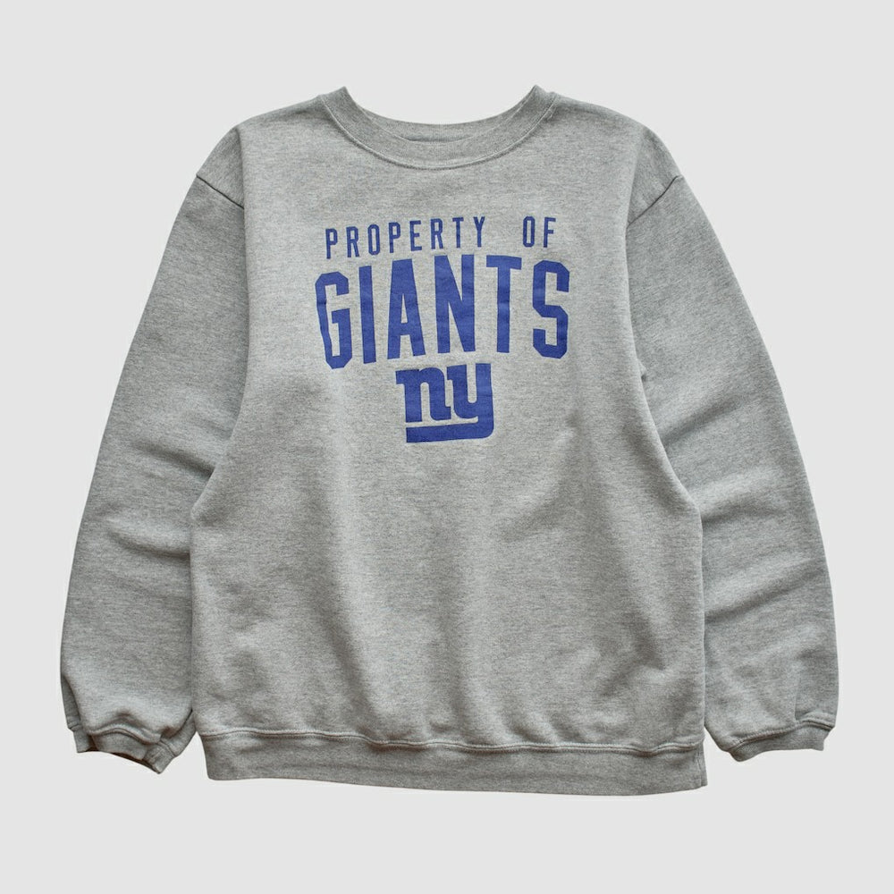 New York Giants Reebok 2000s Pullover Sweatshirt - Heather Gray Vintage for sale