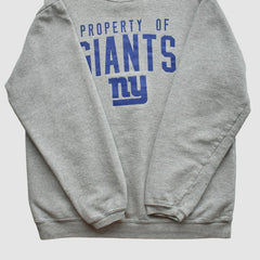New York Giants Reebok 2000s Pullover Sweatshirt - Heather Gray Vintage for sale