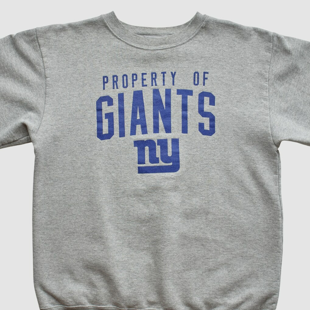 New York Giants Reebok 2000s Pullover Sweatshirt - Heather Gray Vintage for sale