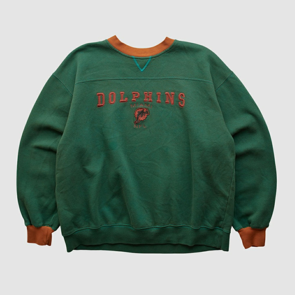 Miami Dolphins NFL 2000s Pullover Sweatshirt - Teal Vintage on sale