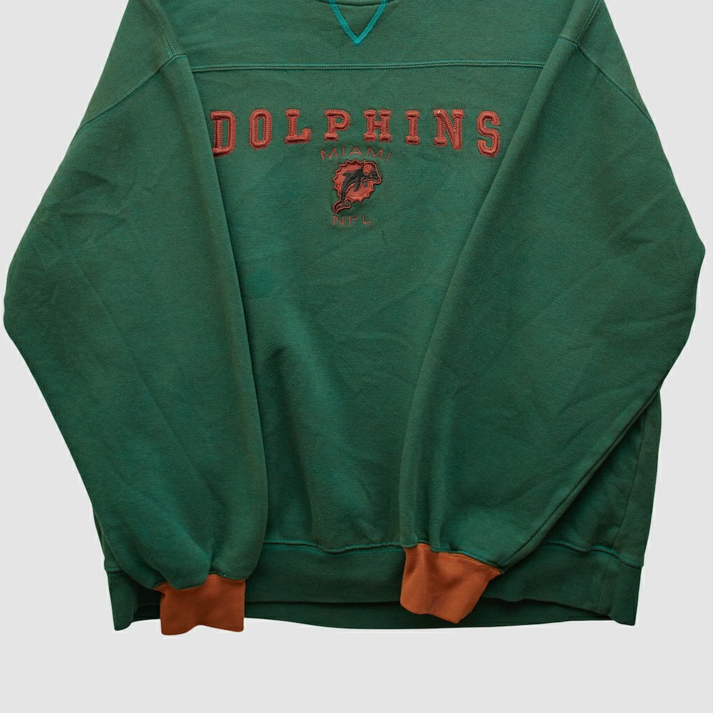 Miami Dolphins NFL 2000s Pullover Sweatshirt - Teal Vintage on sale