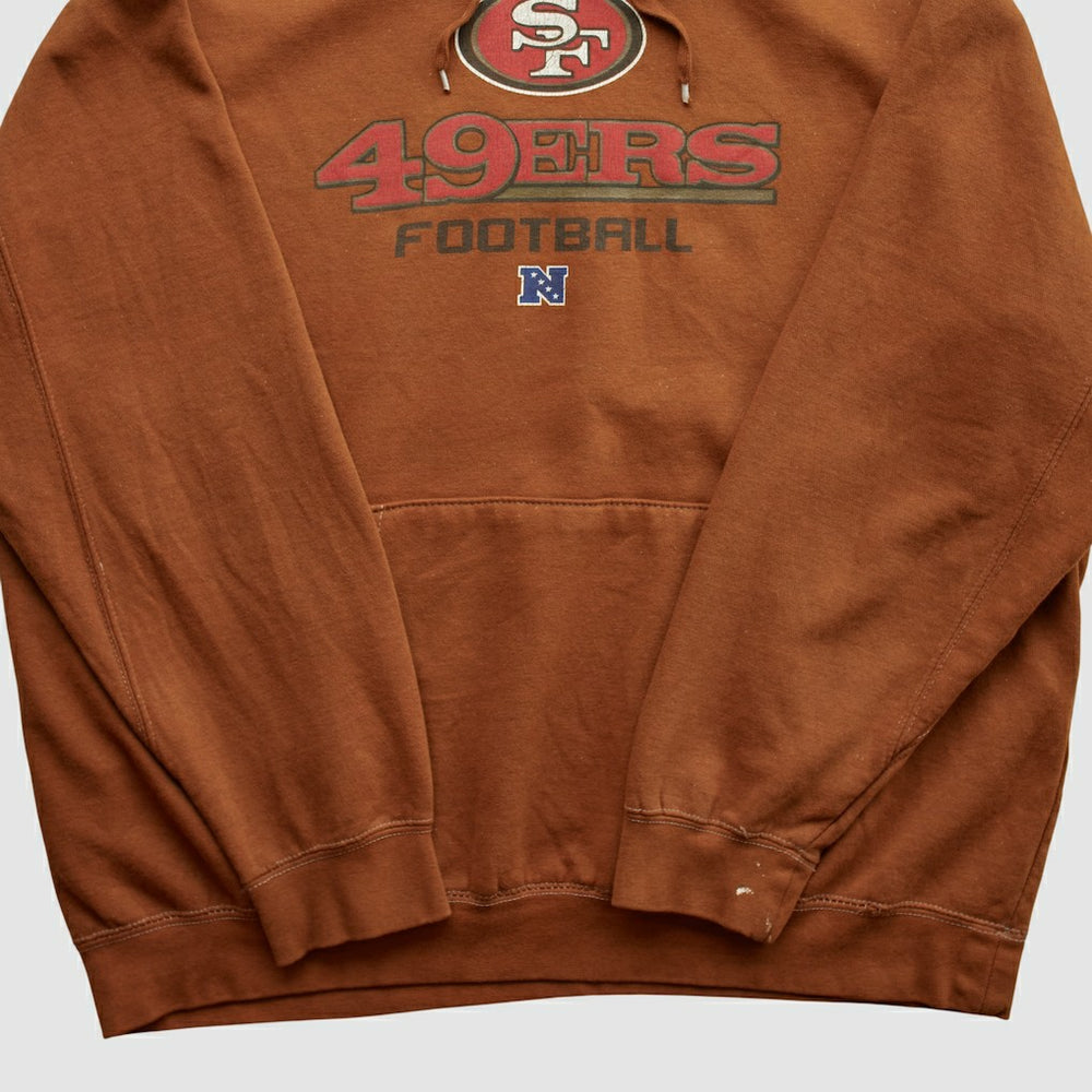San Francisco 49ers NFL 2010s Hooded Pullover Sweatshirt - Clay Vintage discount
