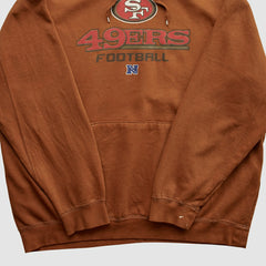 San Francisco 49ers NFL 2010s Hooded Pullover Sweatshirt - Clay Vintage discount