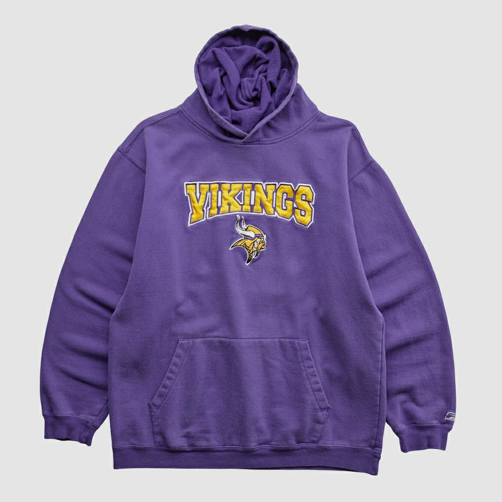 Minnesota Vikings NFL 2000s Hooded Pullover Sweatshirt - Purple Vintage on sale