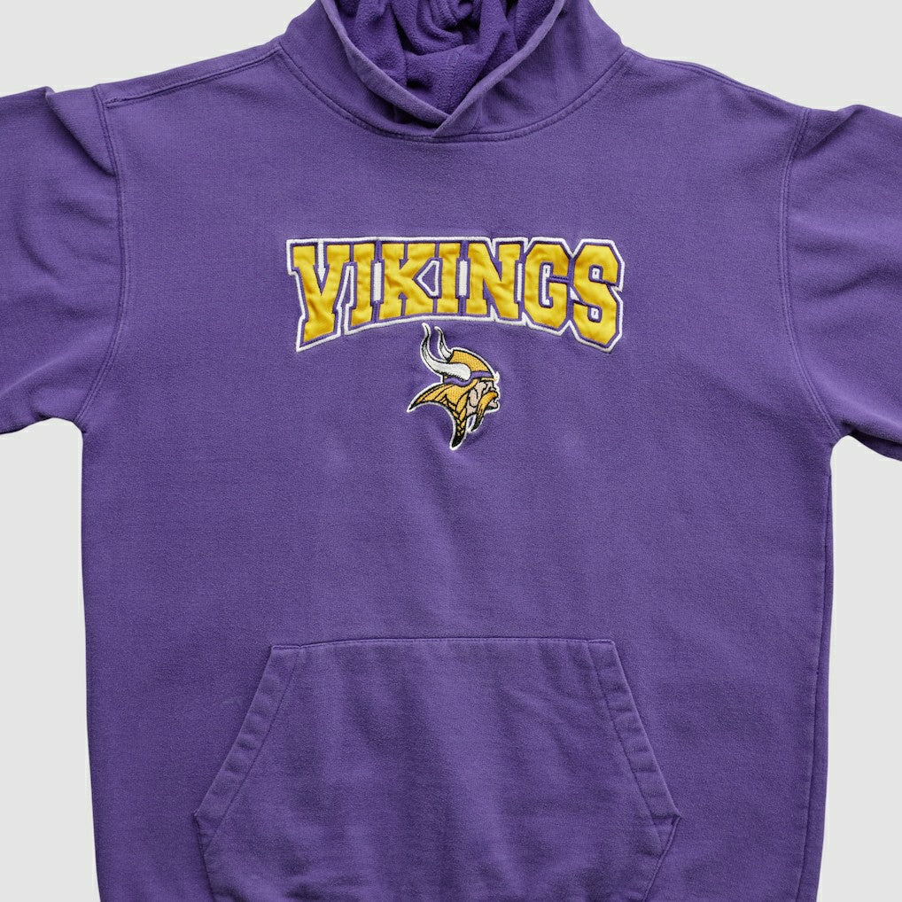 Minnesota Vikings NFL 2000s Hooded Pullover Sweatshirt - Purple Vintage on sale