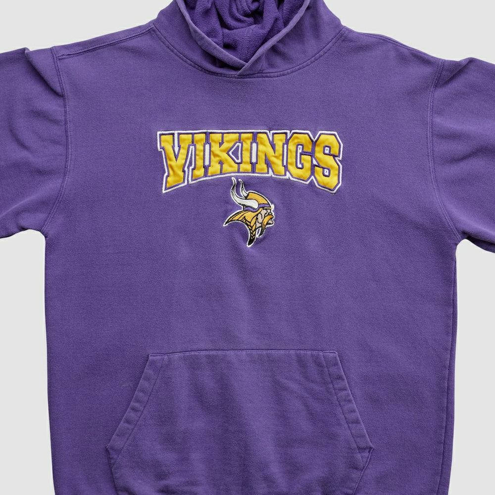 Minnesota Vikings NFL 2000s Hooded Pullover Sweatshirt - Purple Vintage on sale