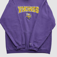 Minnesota Vikings NFL 2000s Hooded Pullover Sweatshirt - Purple Vintage on sale