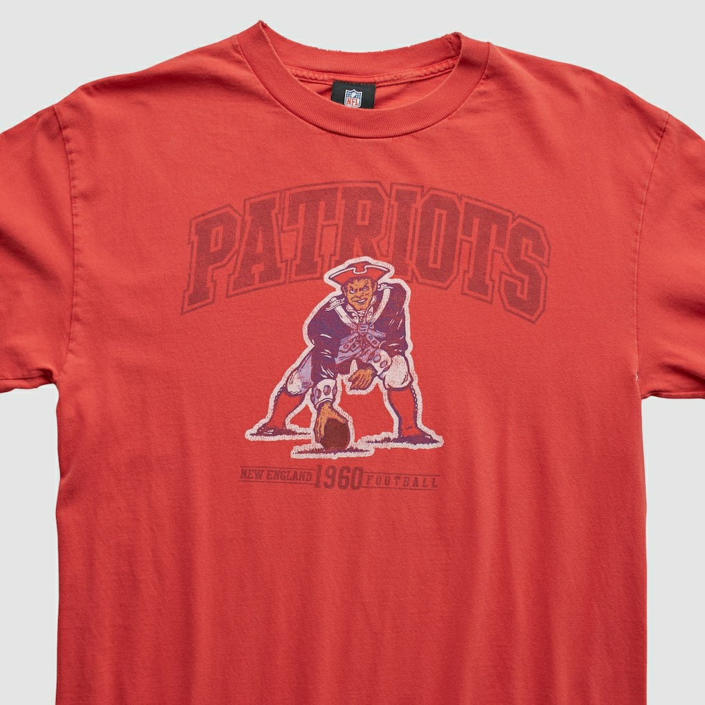 New England Patriots NFL 2010s Long Sleeve T-shirt - Red Vintage sale