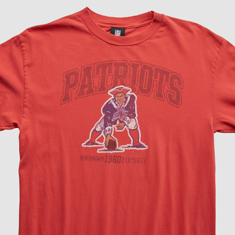 New England Patriots NFL 2010s Long Sleeve T-shirt - Red Vintage sale