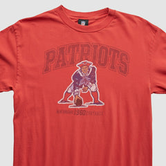 New England Patriots NFL 2010s Long Sleeve T-shirt - Red Vintage sale