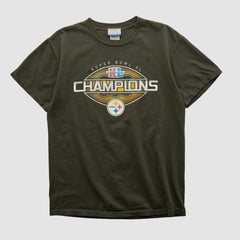 Pittsburgh Steelers Reebok 2006 T-shirt - Charcoal Vintage for sale