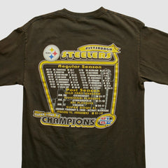 Pittsburgh Steelers Alstyle 2006 Long Sleeve T-shirt - Brown Vintage for sale