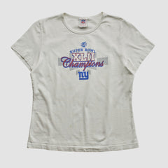 Super Bowl XLII NFL 2008 T-shirt - White Vintage cheap