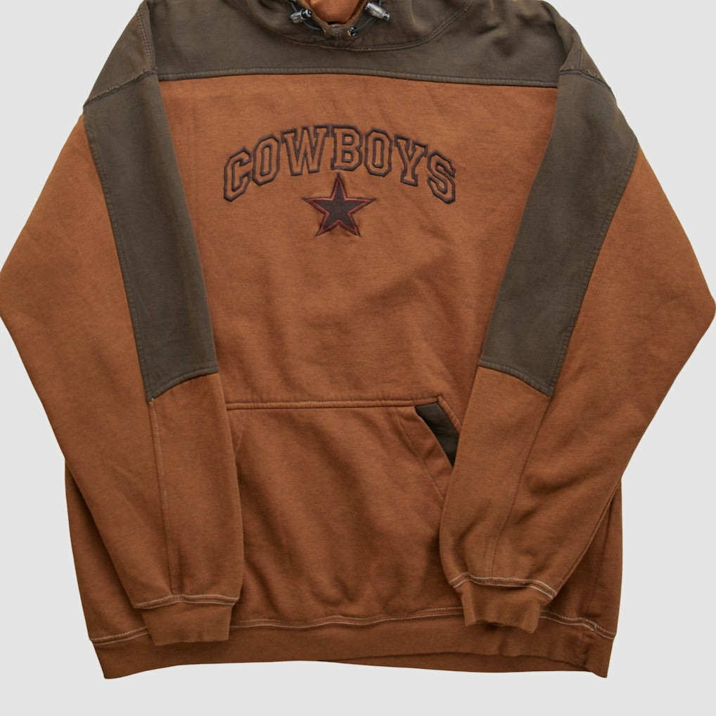 Dallas Cowboys Cowboys Authentic Apparel 2000s Hooded Pullover Sweatshirt - Clay Vintage sale