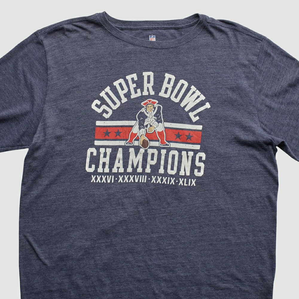 New England Patriots NFL Pro Line 2015 Long Sleeve T-shirt - Navy Vintage sale