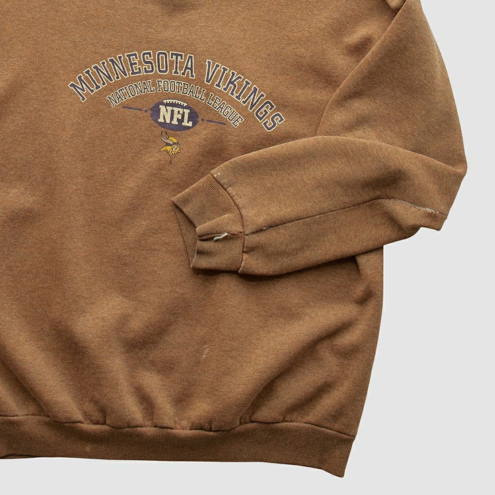 Minnesota Vikings Logo Athletic 2000s Pullover Sweatshirt - Clay Vintage on sale