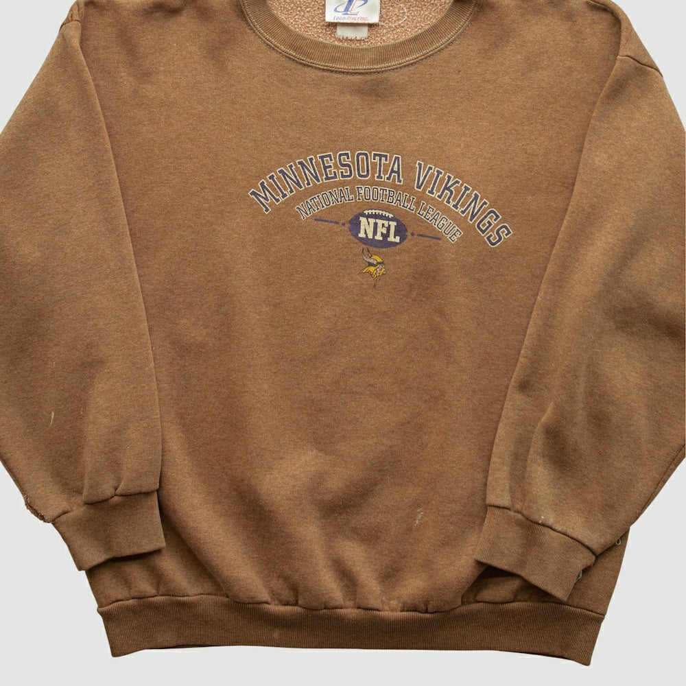 Minnesota Vikings Logo Athletic 2000s Pullover Sweatshirt - Clay Vintage on sale