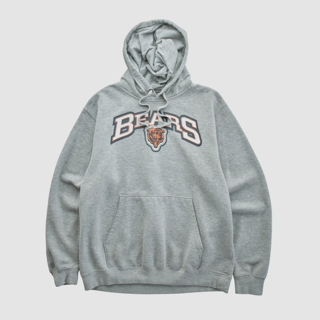 Chicago Bears 2010s Hooded Pullover Sweatshirt - Heather Gray Vintage discount