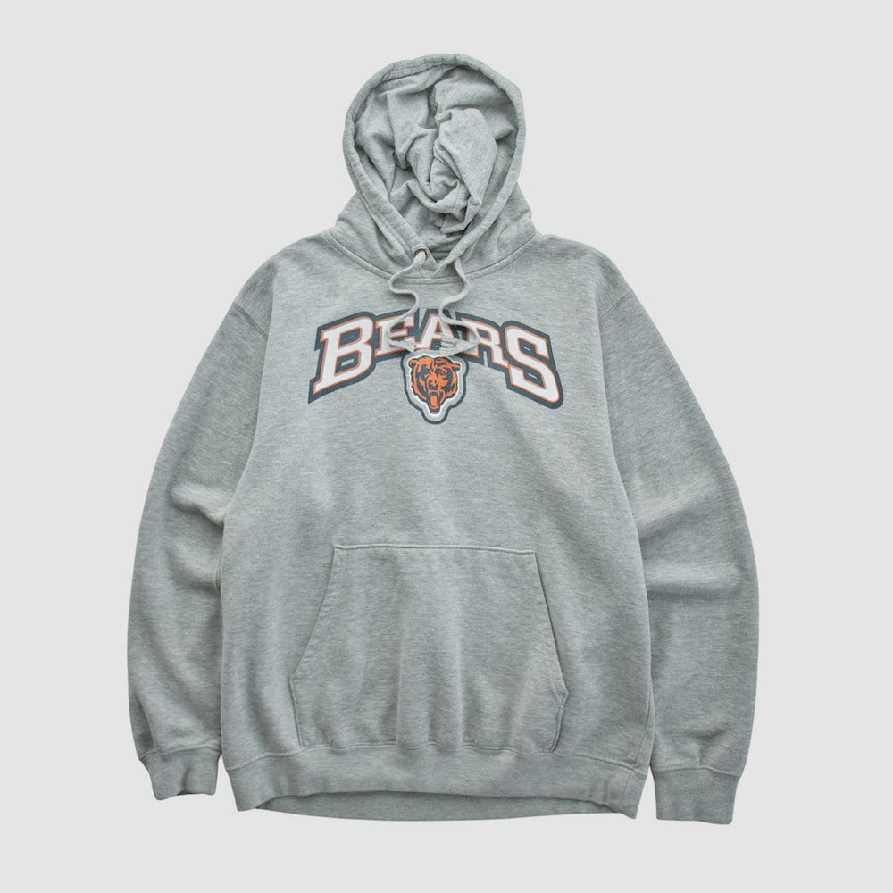 Chicago Bears 2010s Hooded Pullover Sweatshirt - Heather Gray Vintage discount