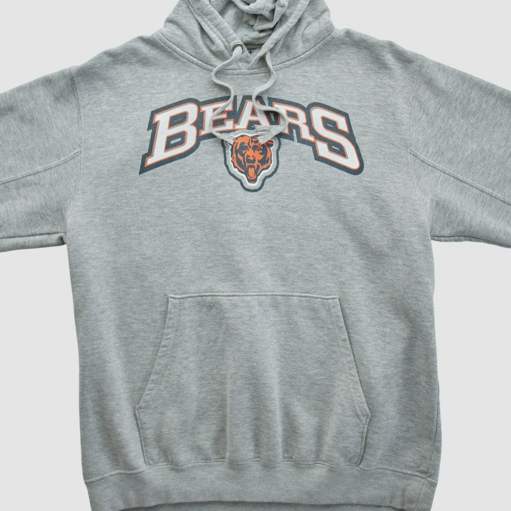 Chicago Bears 2010s Hooded Pullover Sweatshirt - Heather Gray Vintage discount