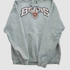 Chicago Bears 2010s Hooded Pullover Sweatshirt - Heather Gray Vintage discount