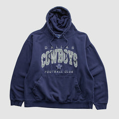 Dallas Cowboys 2010s Hooded Pullover Sweatshirt - Navy Vintage online