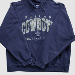 Dallas Cowboys 2010s Hooded Pullover Sweatshirt - Navy Vintage online