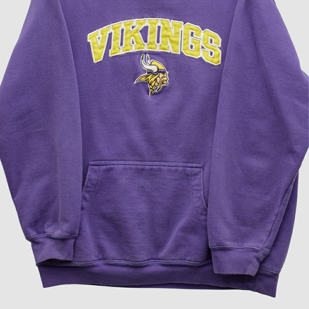 Minnesota Vikings NFL 2000s Hooded Pullover Sweatshirt - Purple Vintage sale