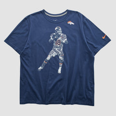 Denver Broncos 2010s T-shirt - Navy Vintage outlet