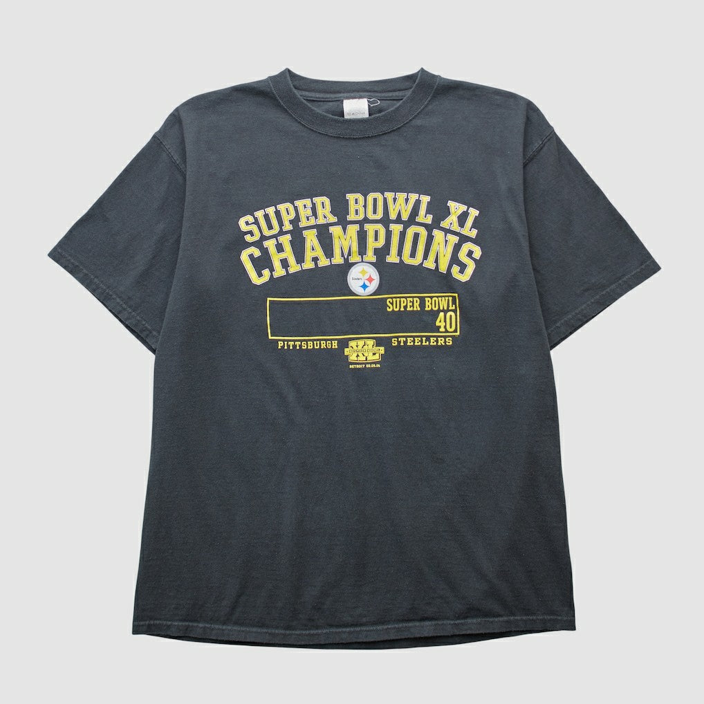 Pittsburgh Steelers 2006 T-shirt - Black Vintage cheap