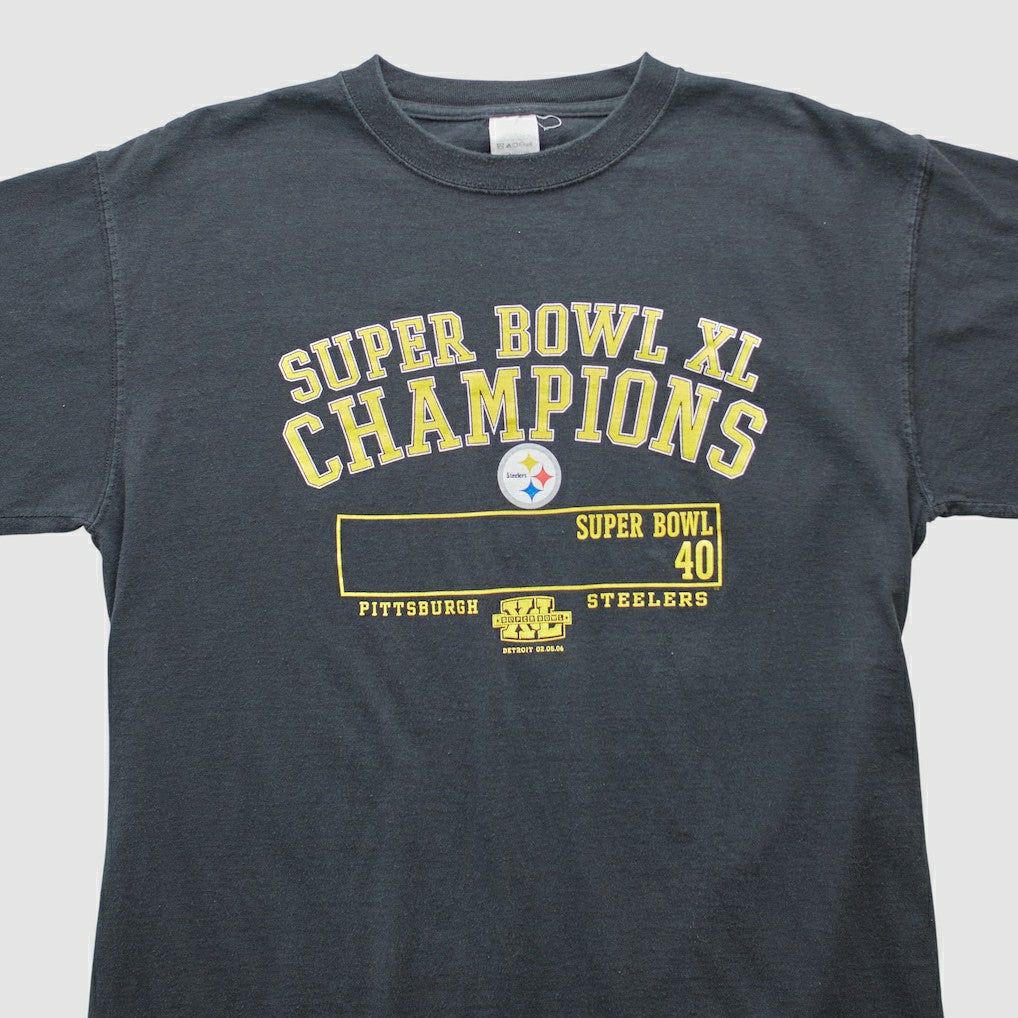 Pittsburgh Steelers 2006 T-shirt - Black Vintage cheap