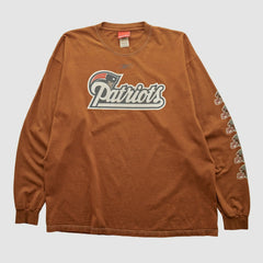 New England Patriots Reebok 2000s Long Sleeve T-shirt - Clay Vintage discount