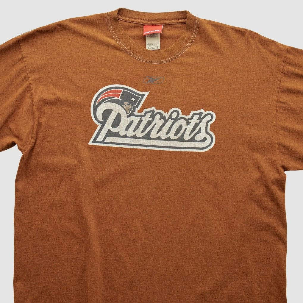 New England Patriots Reebok 2000s Long Sleeve T-shirt - Clay Vintage discount