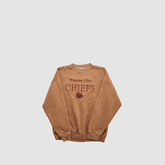 Kansas City Chiefs Logo 7 90s Pullover Sweatshirt - Clay Vintage outlet