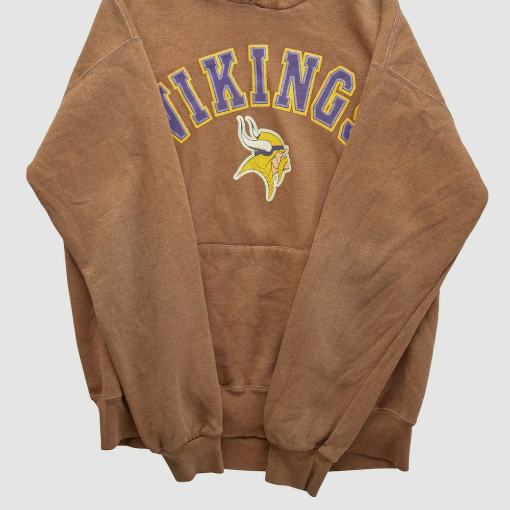 Minnesota Vikings Lee Apparel 2000s Hooded Pullover Sweatshirt - Clay Vintage on sale