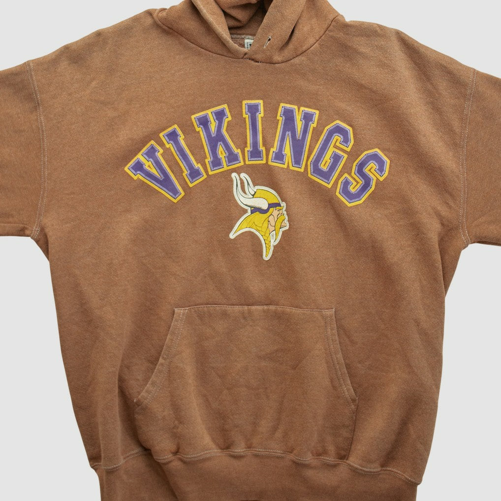 Minnesota Vikings Lee Apparel 2000s Hooded Pullover Sweatshirt - Clay Vintage on sale