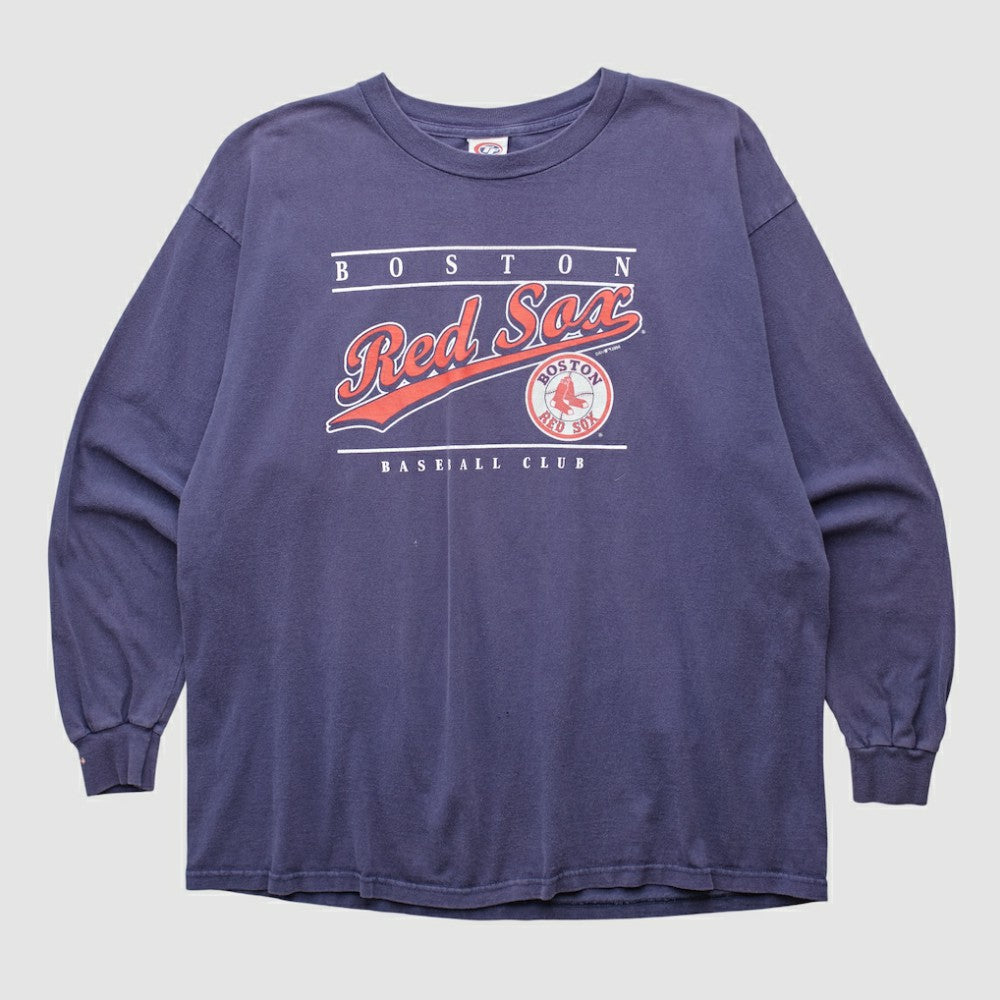 Boston Red Sox True Fan 2004 Long Sleeve T-shirt - Navy Vintage
