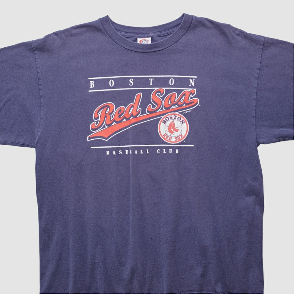 Boston Red Sox True Fan 2004 Long Sleeve T-shirt - Navy Vintage