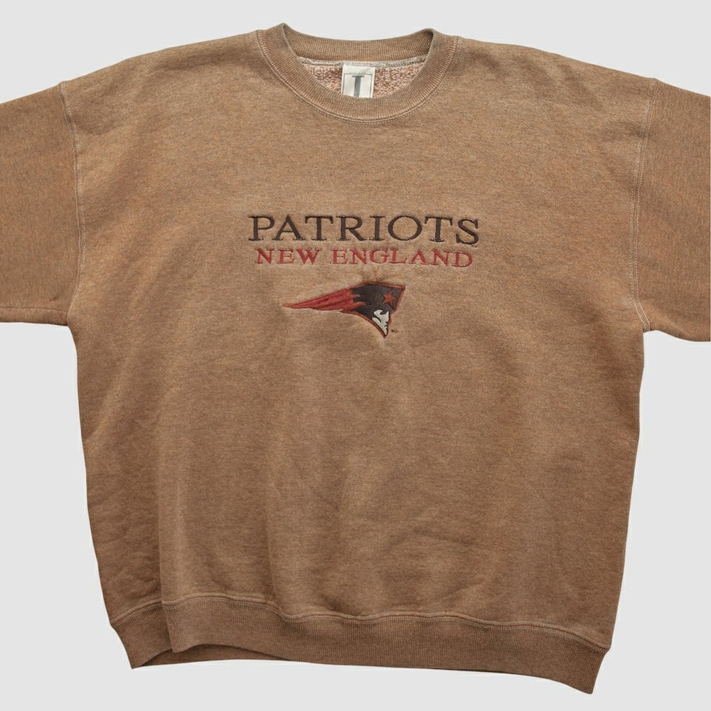 New England Patriots Jostens 90s Pullover Sweatshirt - Clay Vintage discount